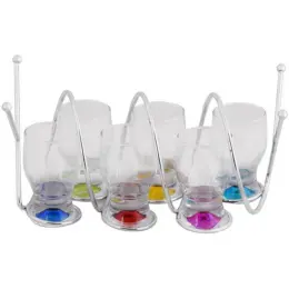 Spiral Stand & Shot Glasses Glasses In Stand